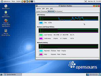 OpenSolaris 2008.11 up and running :: OpenSolaris 2008.11 up and running on Acer Aspire 1300 series laptop, with only 512 MB RAM and AMD AthlonXP @ 1.6 GHz 