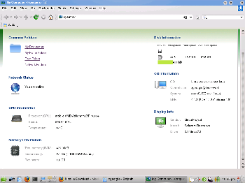 Knoppix 6.0.1 up and running :: It's true, 32-bit distribution installed and running smoothly on a 10-year laptop, less than 6 GB on hard disk (system+swap), with only 512 MB RAM and AMD AthlonXP @ 1.6 GHz 